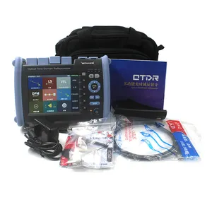 OTDR 1310/1550nm çok fonksiyonlu optik zaman etki alanı Reflectometer Novker NK6000 OTDR SM/MM Test ekipmanı