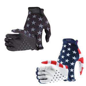 Gants de motocross pour le cyclisme en plein air, doigts entiers, respirants, antidérapants, bracelet de poignet réglable, extensible dans les 4 sens, cuir synthétique - Product Image 4