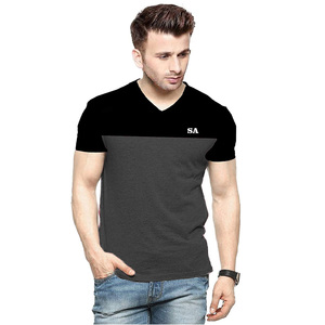 T-shirt blanc col rond imprimé à manches courtes pour hommes, blanc, décontracté, vente en gros - Product Image 1