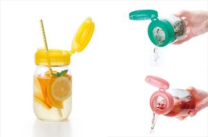 Botella de vidrio, productos coloridos, hecha en Japón, M-6442 CC Server 900 - Product Image 5