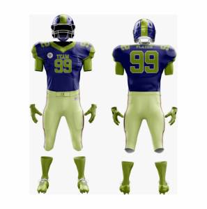 Maillot de football américain pour hommes, vêtement en coton personnalisé de haute qualité, tenue de rugby de la ligue de football - Product Image 3