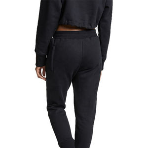 OEM Vente en gros Brodé Décontracté Crop Top à capuche Jogger pour les femmes Été Printemps Sports de plein air avec cordon de serrage Pantalon de survêtement - Product Image 5