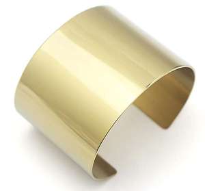 Bracelets de manchette en laiton plaqué or en métal robuste fait à la main Bracelet brut en argent cuivre or couleurs pour les cadeaux de mariage - Product Image 6