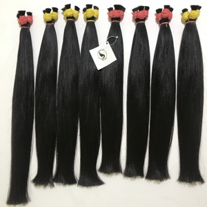 Extensiones de Cabello Humano Liso Sedoso Virgen Remy Vietnamita al por Mayor Grado 10A de Alta Calidad al Mejor Precio con Doble Trama a Máquina - Product Image 2