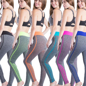 Leggings de Yoga pour femmes, vêtements de sport, gym, fitness, avec logo personnalisé, vente en gros, - Product Image 4
