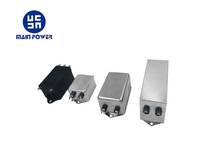 Filtre de signal RF monophasé blindé passe-bas avec interrupteur pour EMC/EMI (réseaux LC RC) - Certifié SGS RoHS