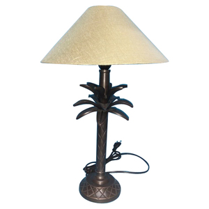 Lampe de table design gaufrée moderne faite à la main classique élégant unique personnalisé décoratif en aluminium fini étain gaufré - Product Image 3