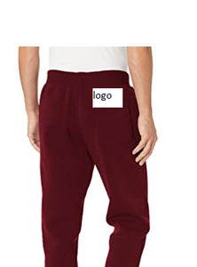 Pantalon de jogging pour hommes, Streetwear simple, décontracté, en polaire, 100% Polyester, fermeture élastique, lavage à la Machine - Product Image 6