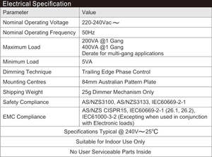 HYTEC AC 220-240V 50Hz Commutateur manuel Gradateur 10-200 VA Bord de fuite 220V Tension 400W Charge maximale Certifié CE SAA pour le bureau à domicile - Product Image 5