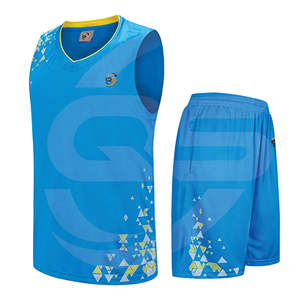 Offre Spéciale – Ensemble Maillot et Short de Basketball Personnalisable Grande Taille, Respirant et Séchage Rapide, en Tissu Mesh Vierge - Product Image 2