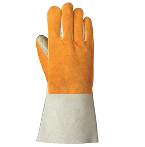 Guantes de trabajo de soldadura de cuero, de grano estándar, para soldar - Product Image 2