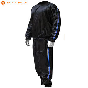Suits <b>Sauna</b> 2021 Fitness Training Non Rip Hooded Jacket Pants Sweat Suits Gym Workout Weight Loss Slimming Exercises <b>Sauna</b> Suits - Product Image 2