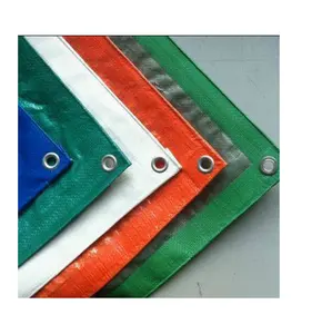 Taille personnalisée 100% Bâche HDPE étanche Feuille de plastique PE robuste en PE coloré avec services d'impression et de découpe - Product Image 1