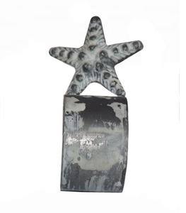 แหวนรัดผ้าเช็ดปากอะลูมิเนียมดีไซน์ดาว แหวนรัดผ้าเช็ดปากแบบตอกลาย แหวนรัดผ้าเช็ดปากแบบหรูหรา - Product Image 1