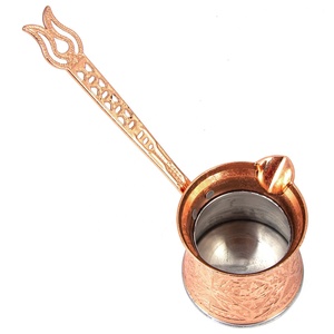 Juego de cafetera turca tradicional, Color cobre - Product Image 3
