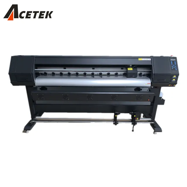 Acetek billige dx6 Kopf xp600 Sublimation und Öko Lösungsmittel tragbare Tinten strahl drucker Plotter Wert Druckmaschine mit CE 1,6 m/1,8 m