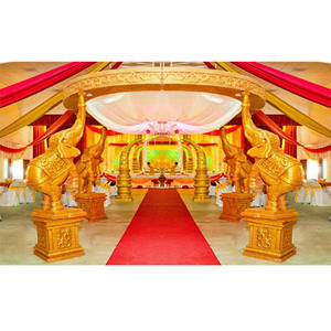 Mandap de Elefante para Bodas del Sur de Asia, Mandap de Trompa de Elefante para Bodas de Sri Lanka, Mandap de Boda Tradicional de Estilo Indio, EE. UU. - Product Image 1