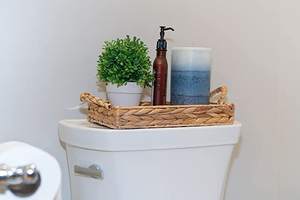 Juego de 2 Bandejas para servir de ratán rectangulares hechas a mano con asa, perfectas para cocina y hogar, suministros al por mayor - Product Image 3