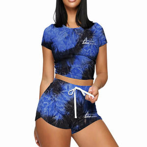 Haut court à manches courtes pour femmes, vêtements de plein air d'été, Sublimation, sexy - Product Image 5