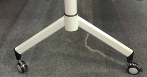 <span class=keywords><strong>Mesa</strong></span> de Reuniones Plegable para Conferencias, <span class=keywords><strong>Mesa</strong></span> de Entrenamiento con <span class=keywords><strong>Patas</strong></span> de Acero y Madera - Product Image 5