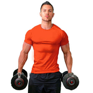 T-shirt 100% coton pour homme, vêtement de fitness, de gym, à la mode, nouveau style - Product Image 4