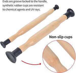 2PCS Double-Fin <span class=keywords><strong>Ventouse</strong></span> Grip Valve Rectification <span class=keywords><strong>Rodage</strong></span> Bâton Outil Ensemble 1-1/8, 1-3/8, 5/8, 3/16 Pouces - Product Image 2