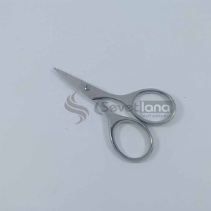 Ciseaux à cuticules pour femmes en acier inoxydable, les plus petits, 2,5 pouces, pour droitiers, durables et confortables pour le nail art - Product Image 3