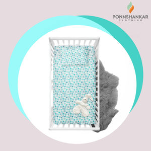 Hot Selling 100% Organic Cotton Comfortable Baby Fitted <b>Crib</b> <b>Sheet</b> - Product Image 2