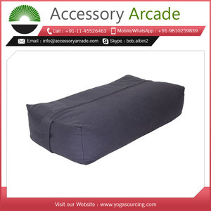 Emballage personnalisé de qualité supérieure fournisseur indien quantité en vrac prix bon marché oreiller de traversin de yoga en éponge - Product Image 5