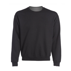 High Quality Custom Made Men's Hoodies <b>Black</b> Color Screen Print Cotton Sweatshirt Wholesale Low Price <b>Fleece</b> for Winter - Product Image 1