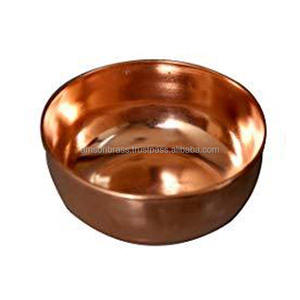 Tazón de cobre puro para servir alimentos, tazón de mesa de Metal - Product Image 1