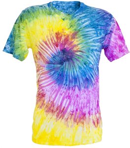 2025 nueva llegada 100% algodón verano moda suave cómodo Tie Dye camiseta de hombre - Product Image 1
