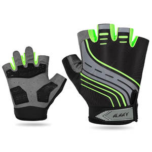 Superventas Unisex medio dedo suave cómodo ciclismo guantes transpirable equipo de equitación - Product Image 2