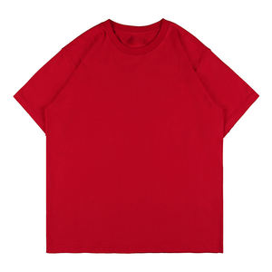 Vente en gros OEM T-shirt en jersey lourd 240 g/m² pour hommes, manches courtes, col rond, design basique, taille plus - Product Image 4