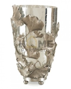 White Antique <b>Decorative</b> Metal Flower <b>Vase</b> Handmade Metal Color Enamel <b>Decorative</b> <b>Vase</b> - Product Image 3