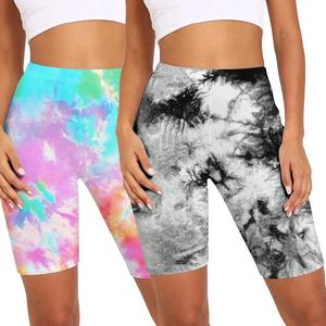 New Arrival Women Summer Wear Premium Quality Cheap Tie Dye Shorts - Product Image 5