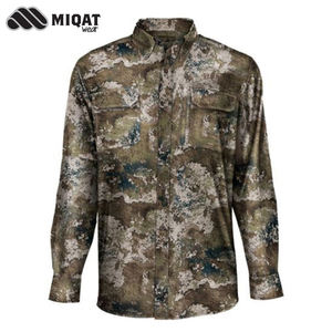 Camisa de Caza de Manga Larga Transpirable de Poliéster de Alto Rendimiento Personalizada al por Mayor para Hombre, Ropa de Caza - Product Image 5