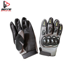 ถุงมือหนังมอเตอร์ไซค์แบบเต็มนิ้วอุปกรณ์ป้องกันมือพิมพ์สกรีน2024ออกแบบได้ตามต้องการสำหรับกีฬาและขี่จักรยาน - Product Image 2