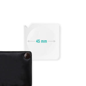 Loupe Premium à lentille extrême 3x/5x45mm, Mini Instrument optique acrylique pliable de poche noir - Product Image 1