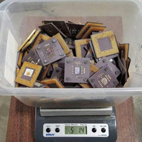 Grosir Prosesor CPU Keramik Intel Pentium Pro Potongan Konten Emas Tinggi