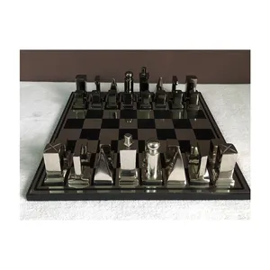 Bulk Order Manufacturer and Wholesaler Of Metal Players Professional Chess Board Set Buy From Lead Supplier