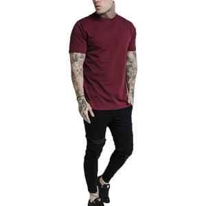 Venta al por mayor de alta calidad camisas en tejido suave con logotipo personalizado en precio barato vaqueros Fitness Unisex - Product Image 4