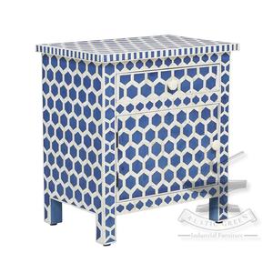Industrial Style Portable Blue Bone Inlay <b>Sideboard</b> for Home School Apartment Office Versatile Furniture for Outdoor Kitchen Use - Product Image 4