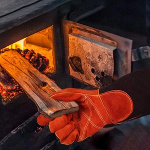 Long Sleeve Welding Gloves Heat & Fire Resistance Work Gloves <b>Oven</b>, <b>Grill</b>, Fireplace Safety Welder Waterproof Work Gloves - Product Image 6