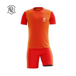Maillots de football personnalisables OEM, respirants, séchage rapide, en tissu molletonné 100% coton, vêtements de football - Product Image 3
