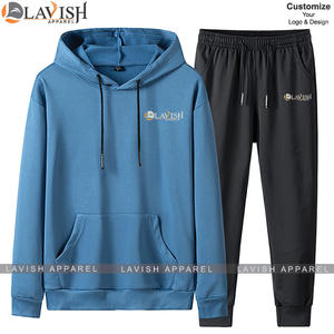Conjunto de Sudadera con Capucha y Pantalones Deportivos Extra Grandes Personalizados, Unisex, Ecológicos, Transpirables, Ropa Deportiva de Invierno, Tallas Grandes - Product Image 5
