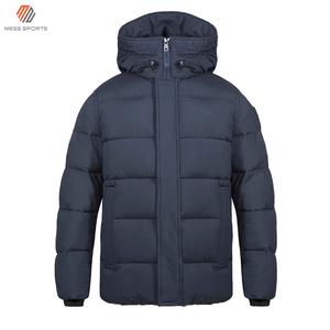 Top MESS SPORTS High Quality Customized Color Contrasted Hooded Collar Reversible <b>Winter</b> Puffer <b>Jacket</b> for Men's Low <b>Cheap</b> Price - Product Image 4