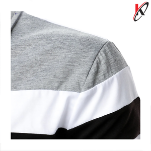 Polo blanco y gris para hombre, camiseta de manga corta, camiseta informal de verano con cuello redondo, camiseta de la mejor calidad, venta al por mayor - Product Image 5