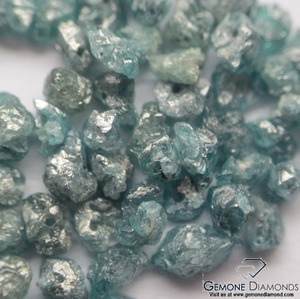 Natural Greenish <b>Blue</b> Rough Diamond Drilled <b>Beads</b> for Sale 2 to 4 mm Size Uncut Diamond <b>Beads</b> - Product Image 1