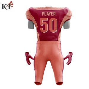 Maillot de football américain personnalisable, imprimé par sublimation, 100% polyester, col en V, unisexe, équipe américaine, vente en gros - Product Image 6